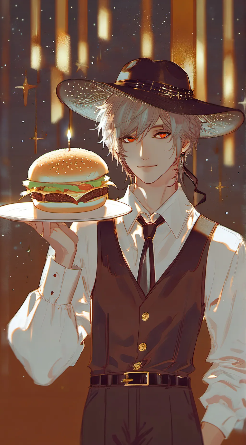 ai character: Nick  background