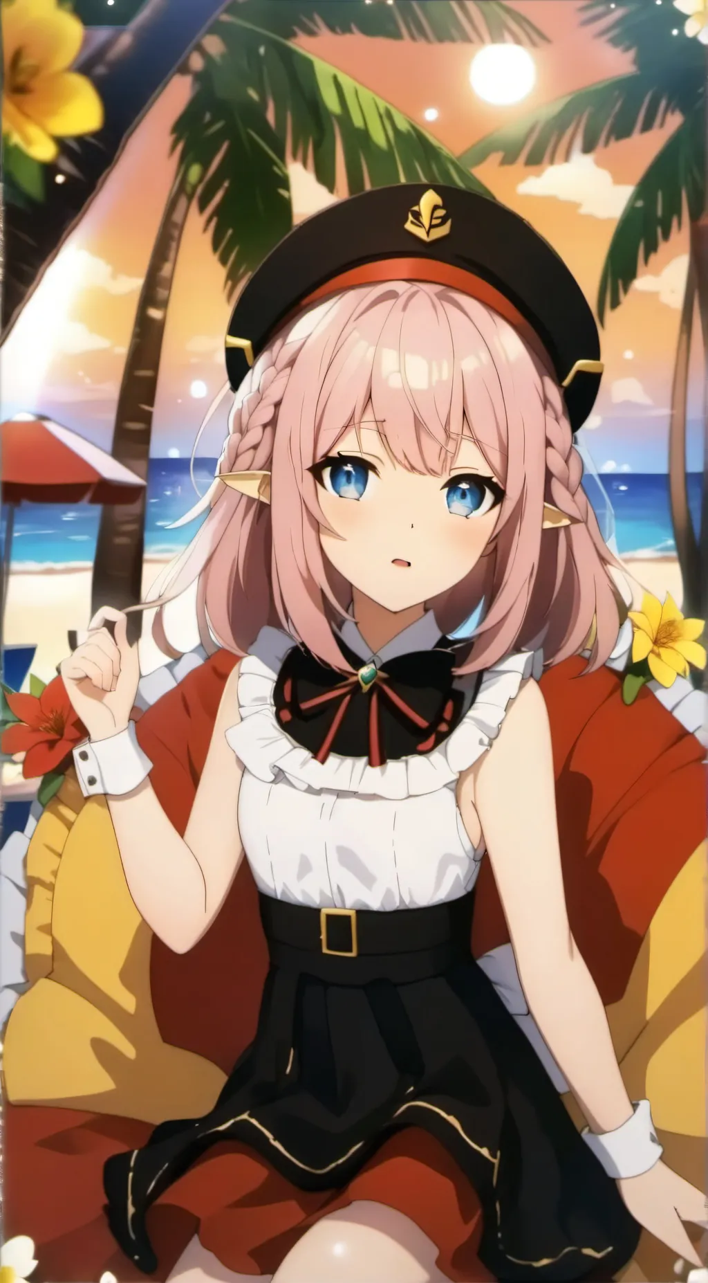 ai character: Moonlight  background