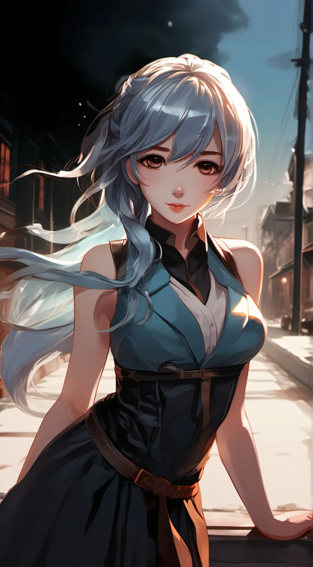 ai character: Bella   sharp background