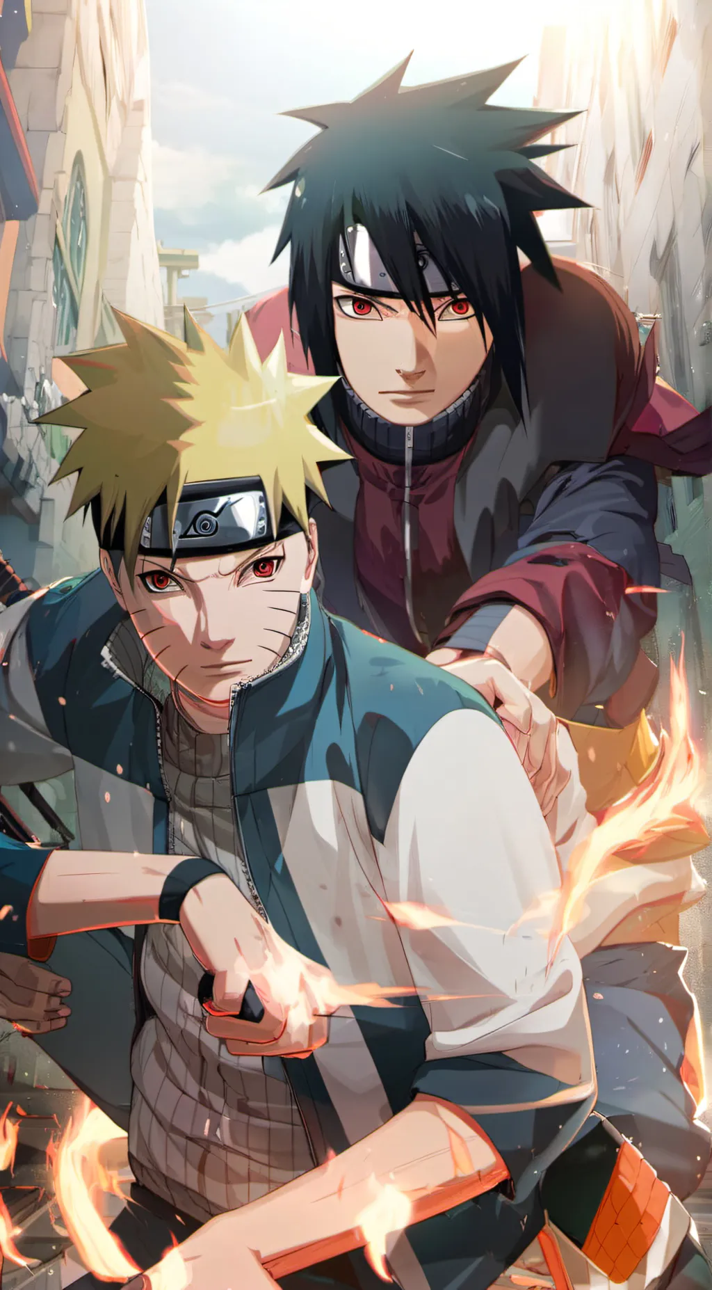 ai character: Naruto background