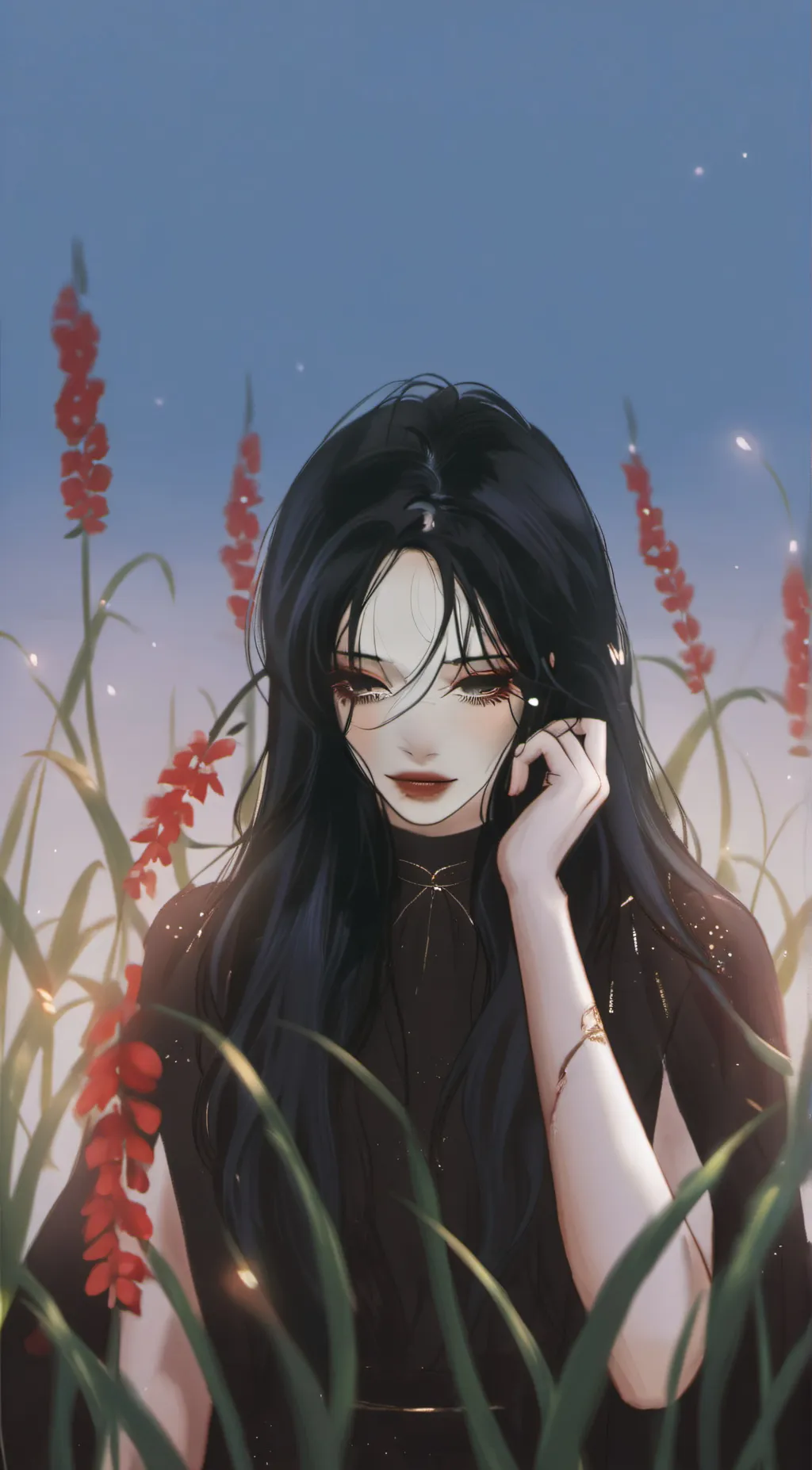 ai character: ⚡️sky⚡️ background