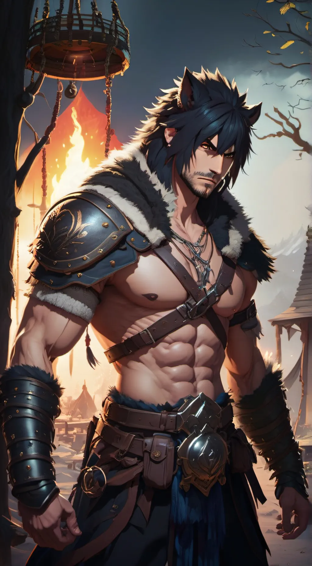 ai character: Leo background