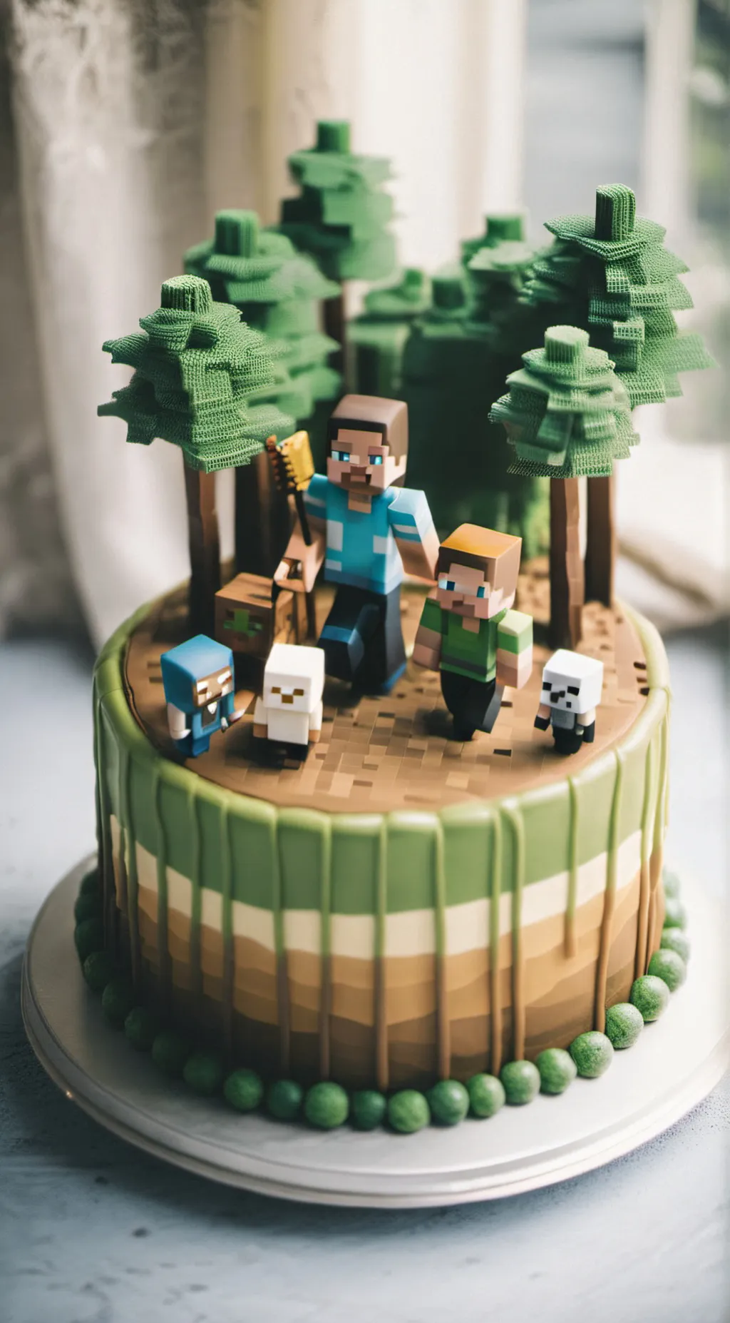 ai character: Cake background