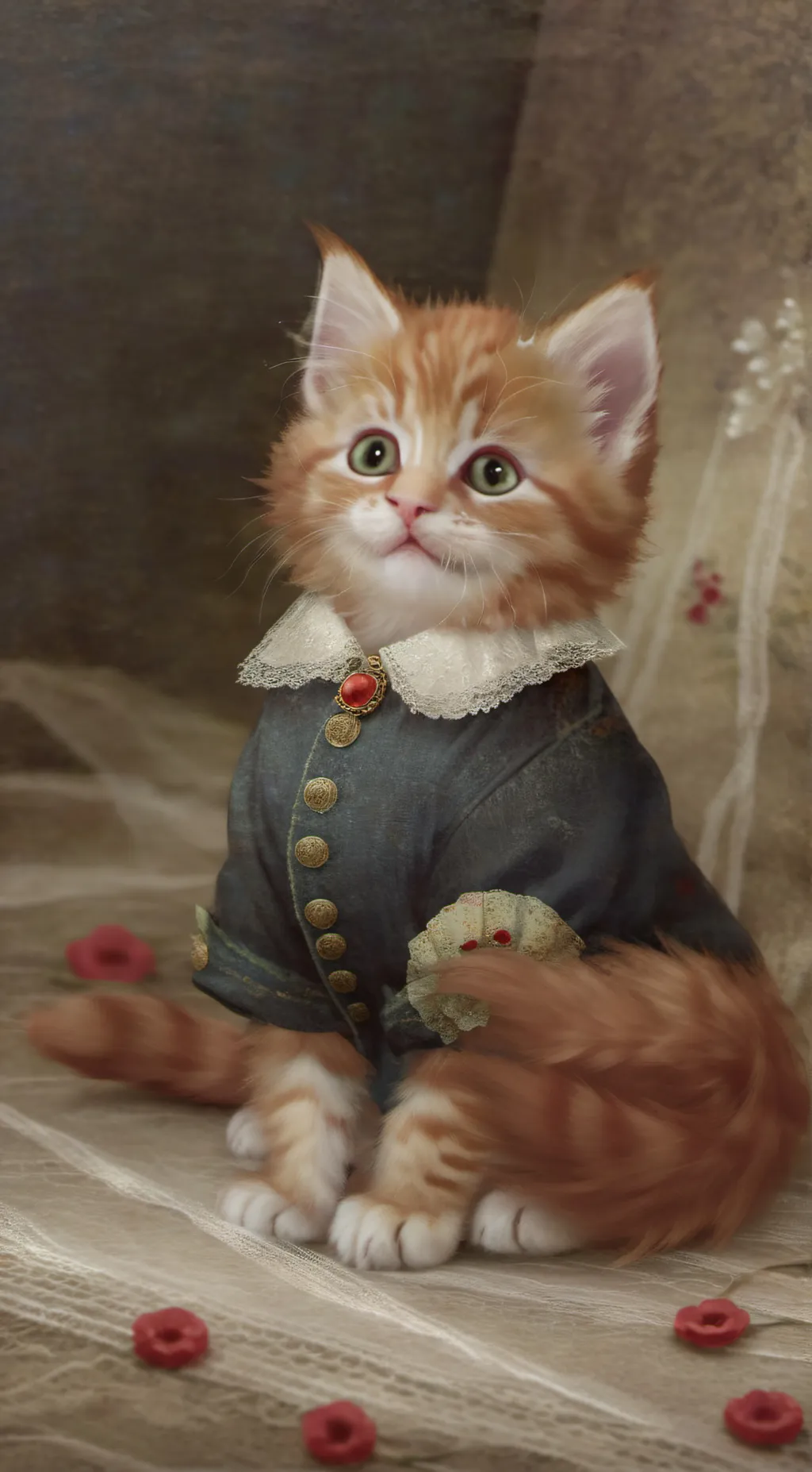 ai character: Gingerbread background