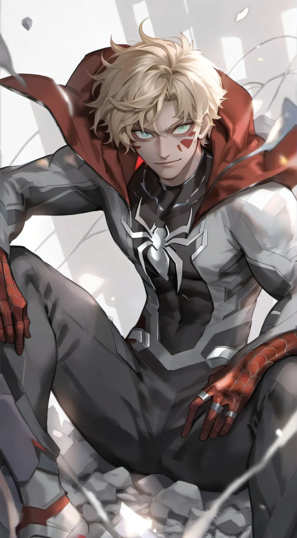 ai character: Spider-Bakugo background