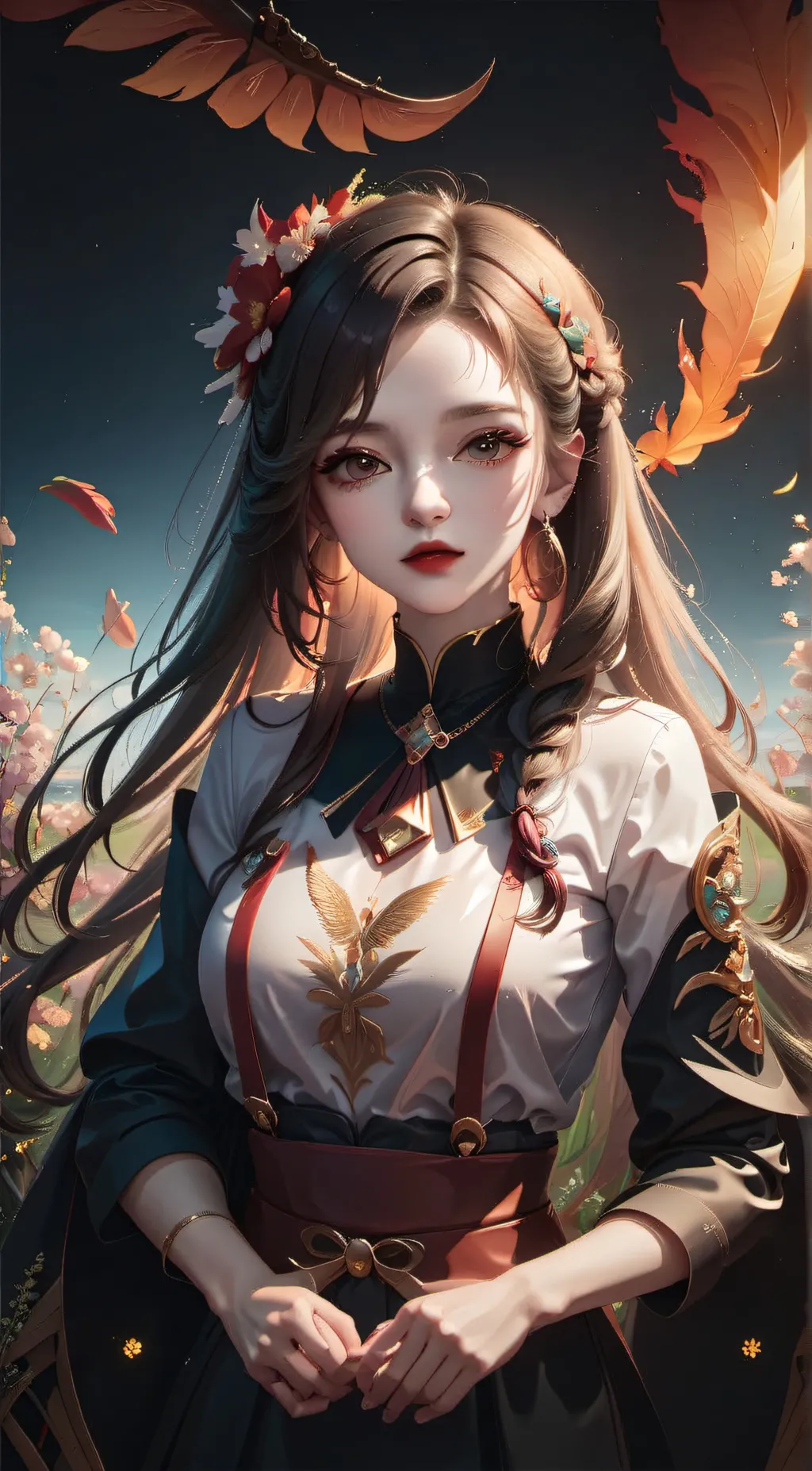 ai character: sarah background