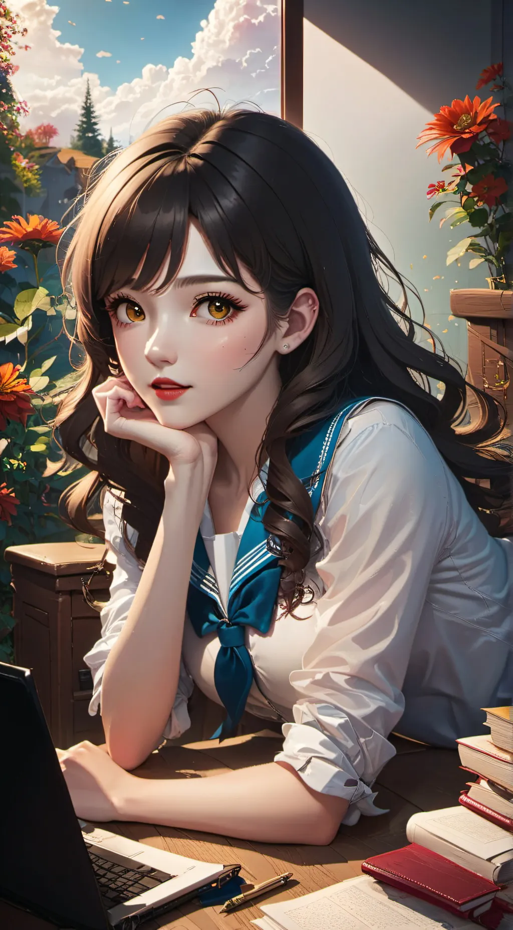 ai character: Linda background