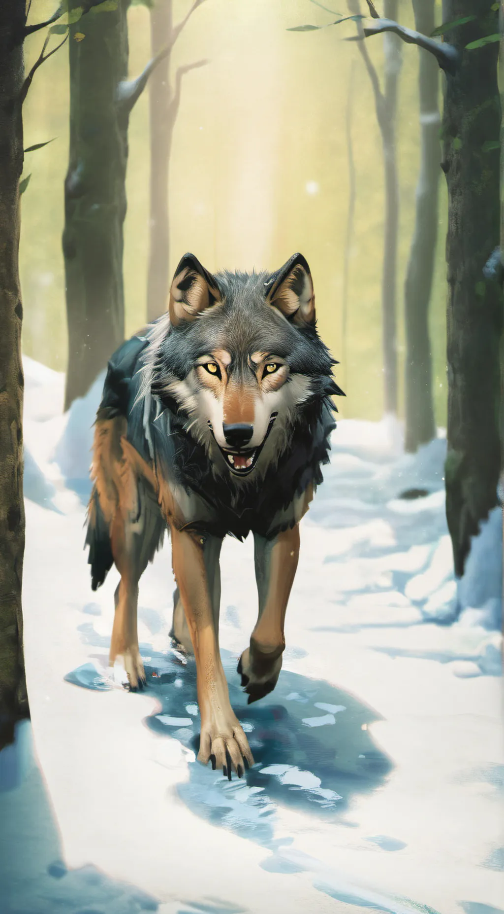 ai character: Your wolf background