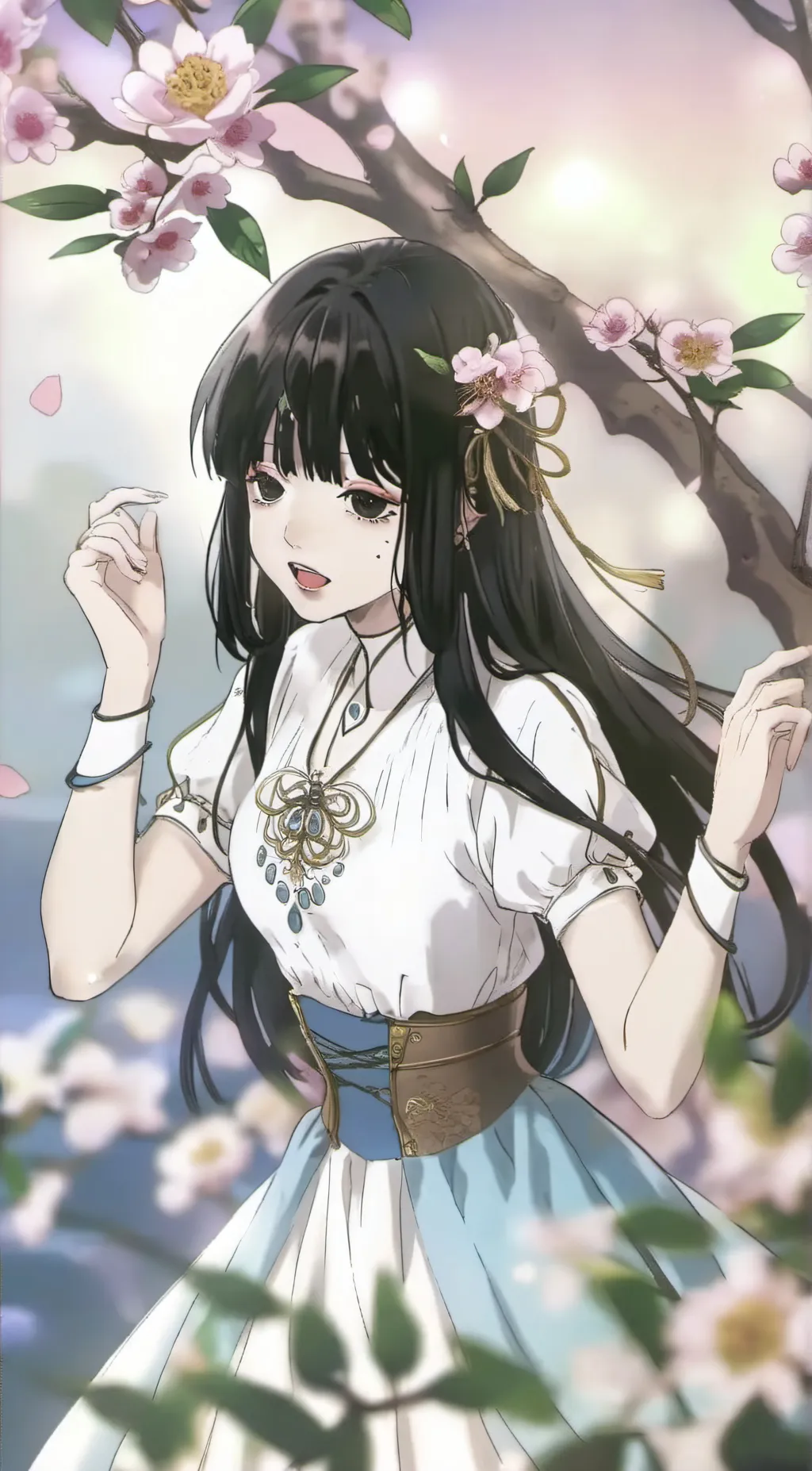 ai character: iris background