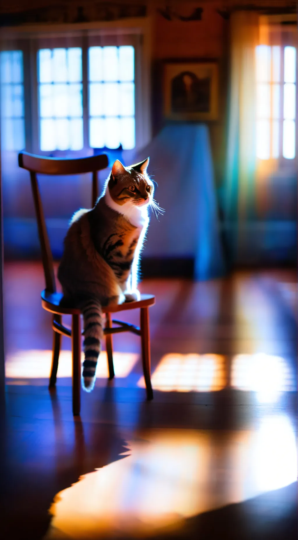 ai character: unholy cat background