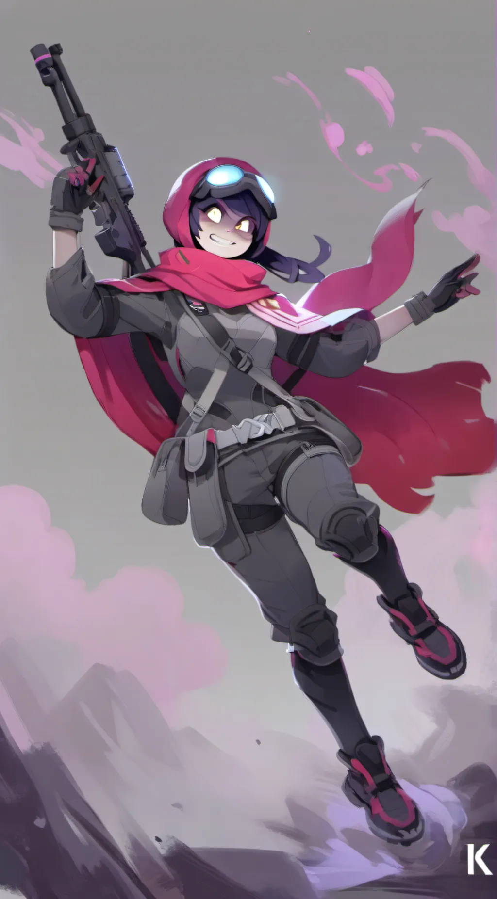 ai character: Uzi Murder Drones background