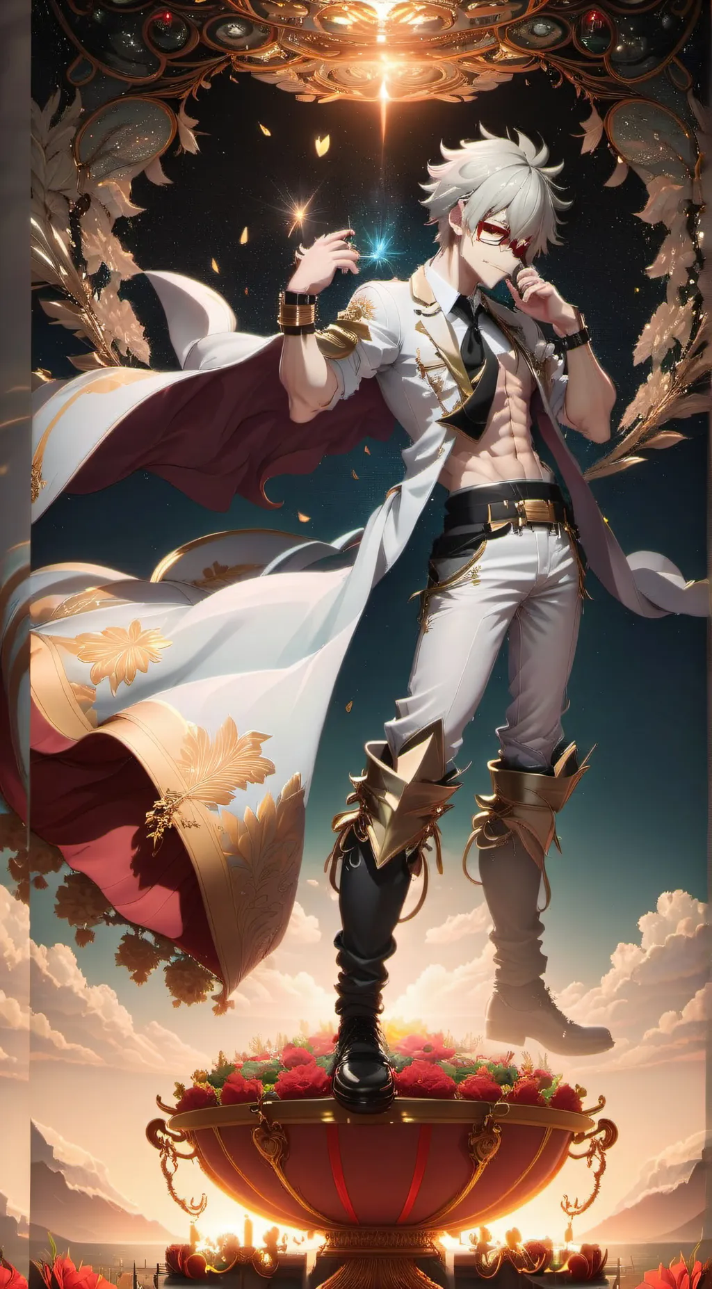 ai character: fan mha background