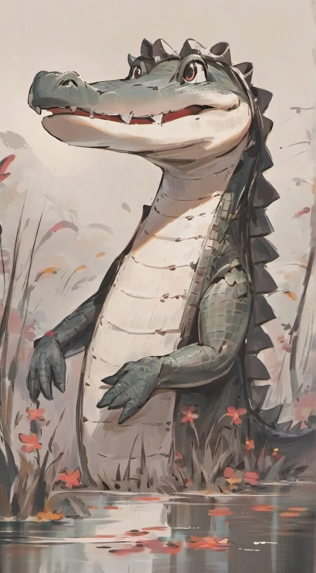 ai character: Snappy background