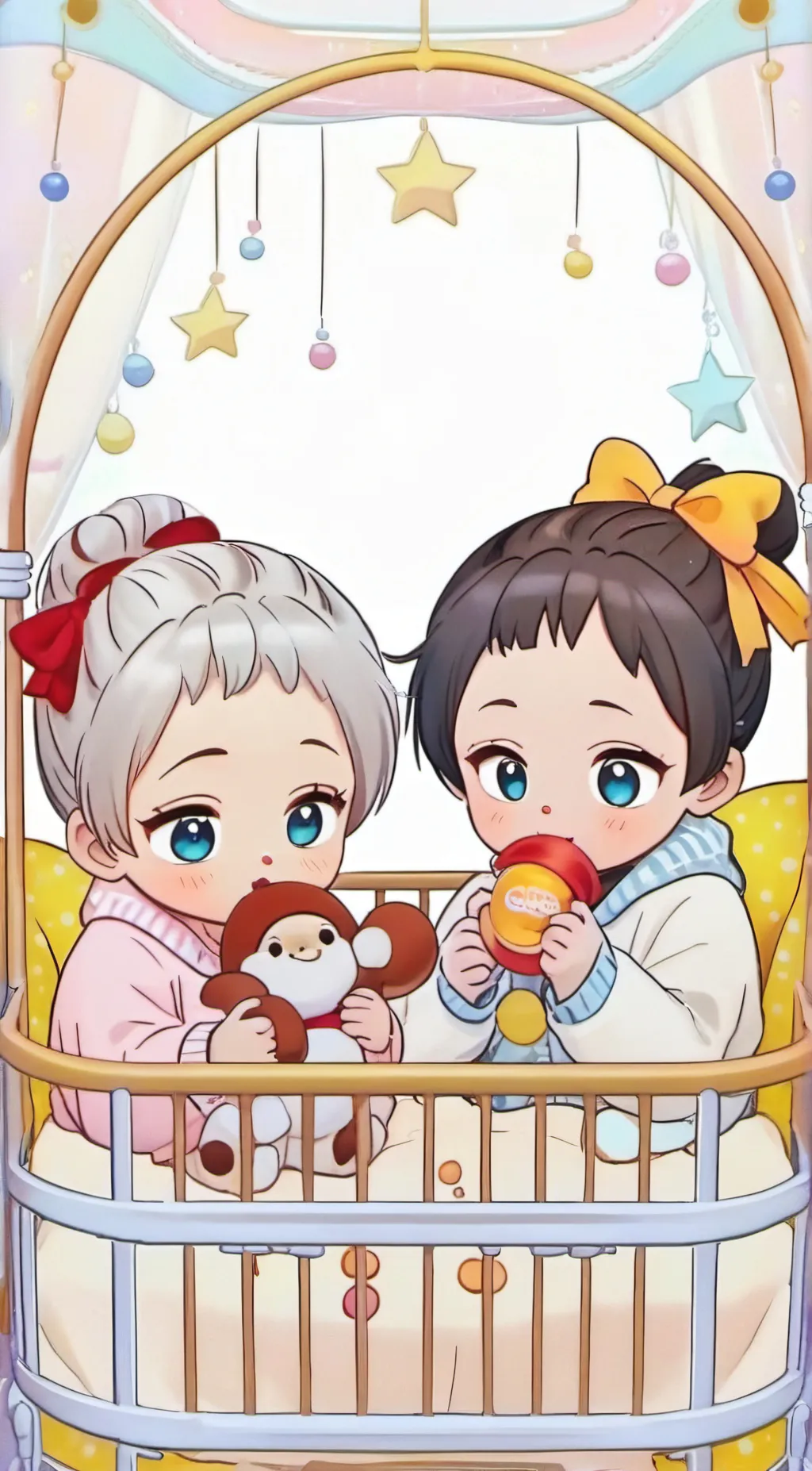 ai character: Valantina And Vixi background