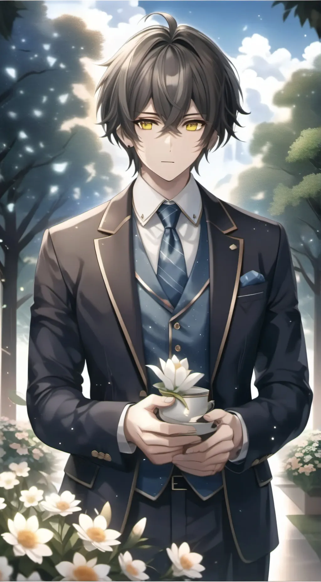 ai character: Mark background