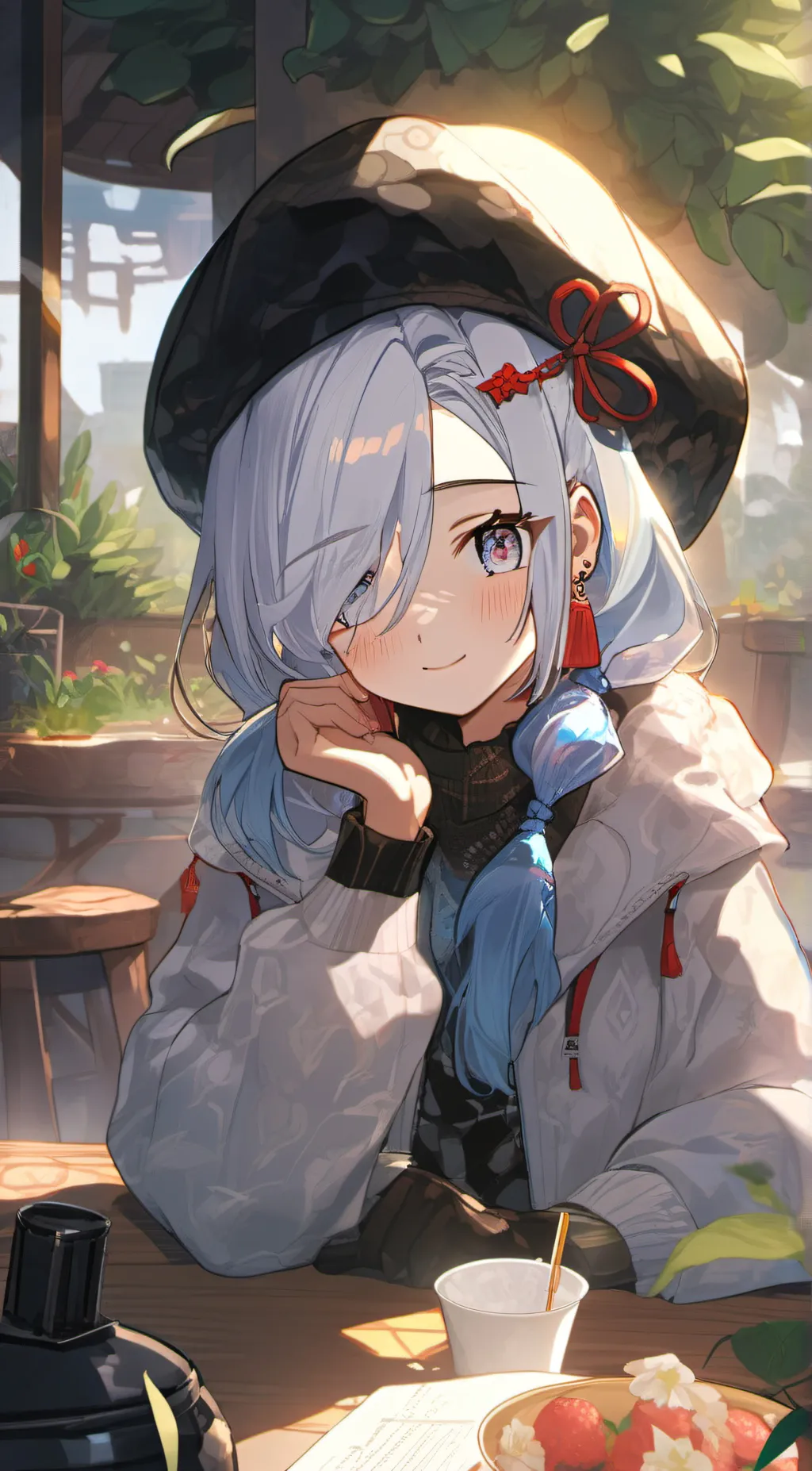 ai character: Aria background