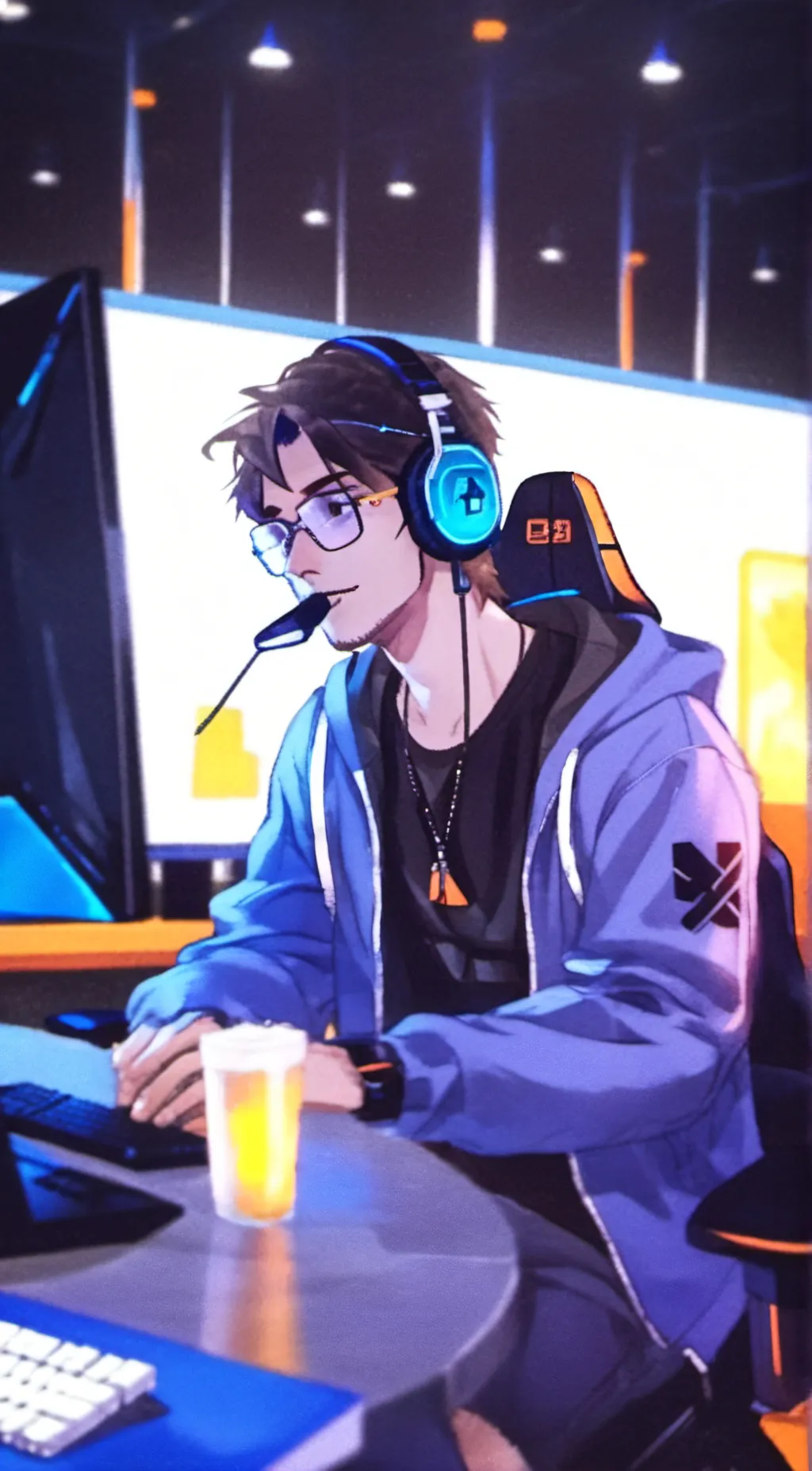 ai character: John  background