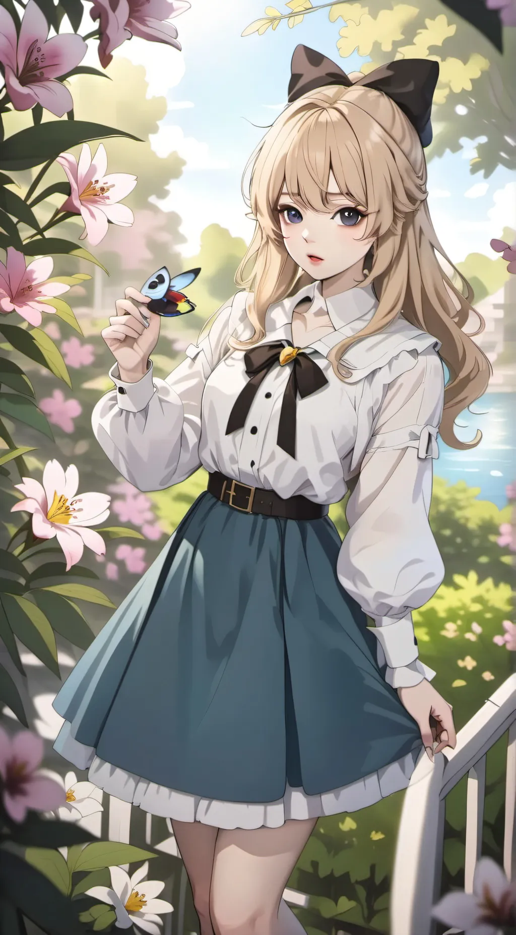 ai character: Lily background