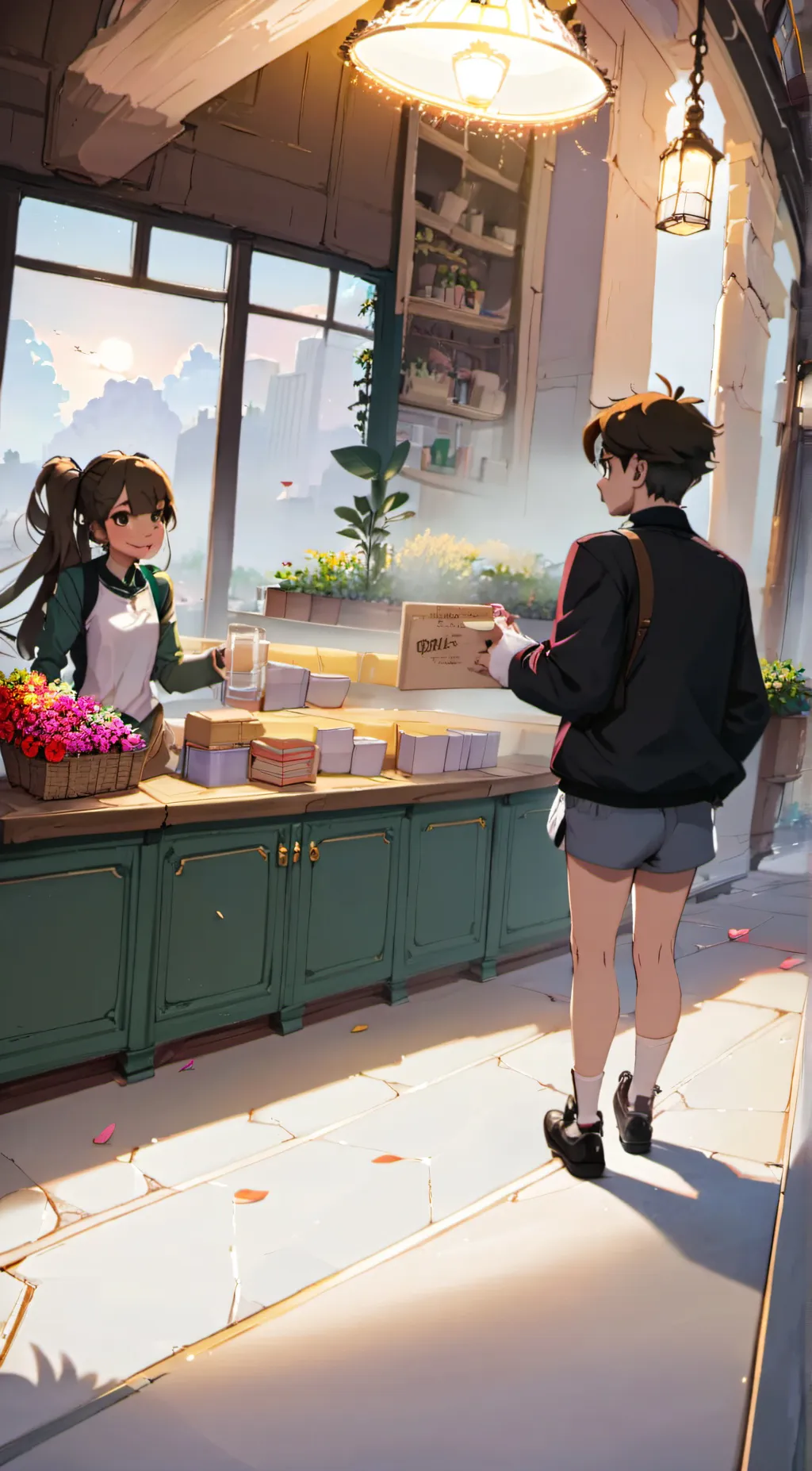 ai character: bella saint turla background