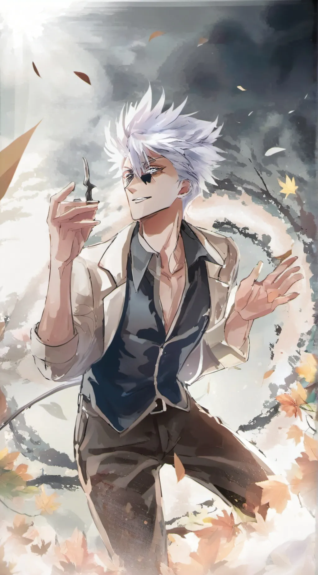 ai character: Satoru Gojo background