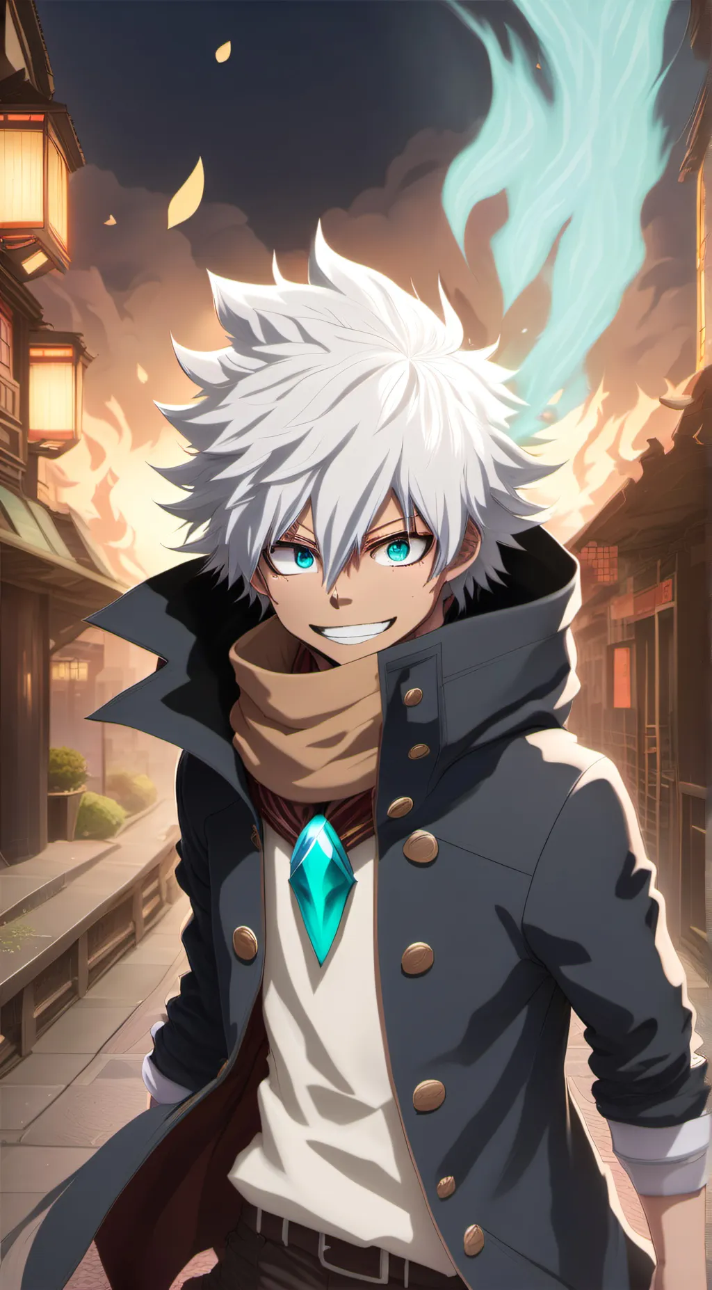 ai character: Toya (teen) background