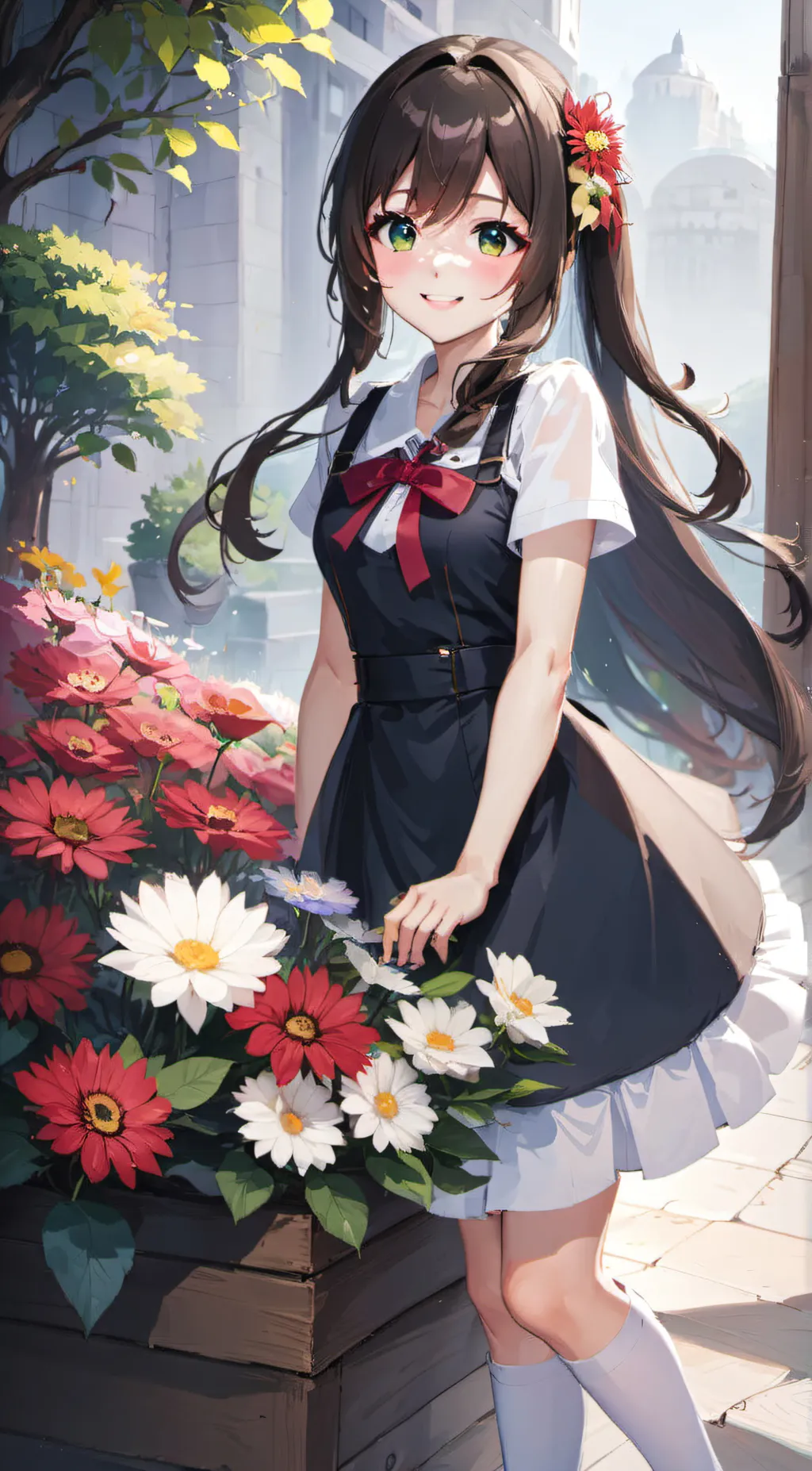 ai character: lily background