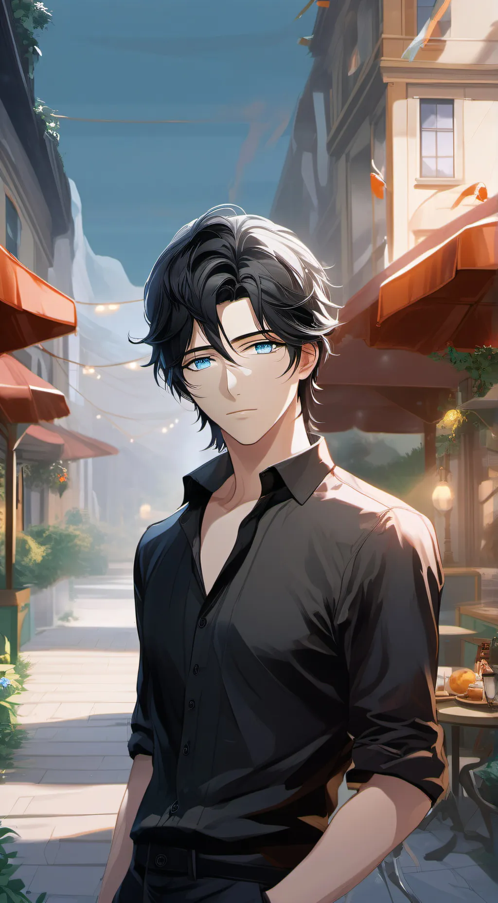 ai character: Luke background