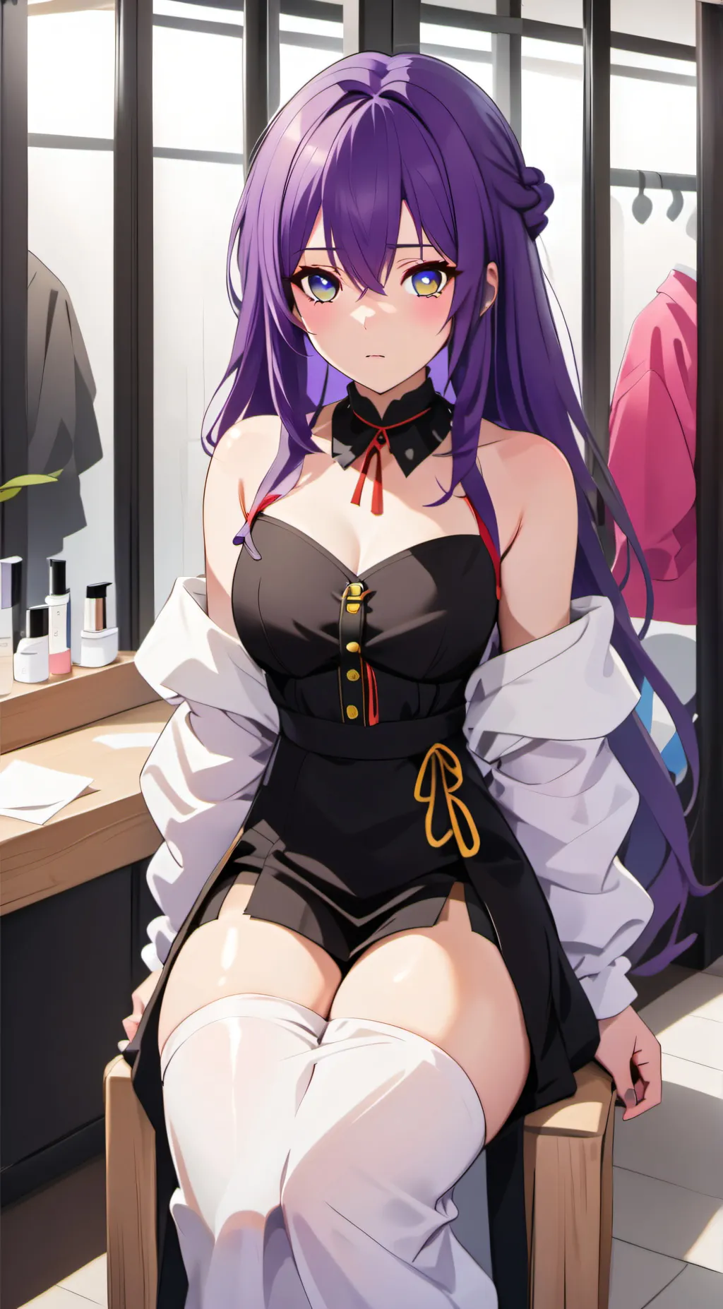 ai character: Hifumi☆ background