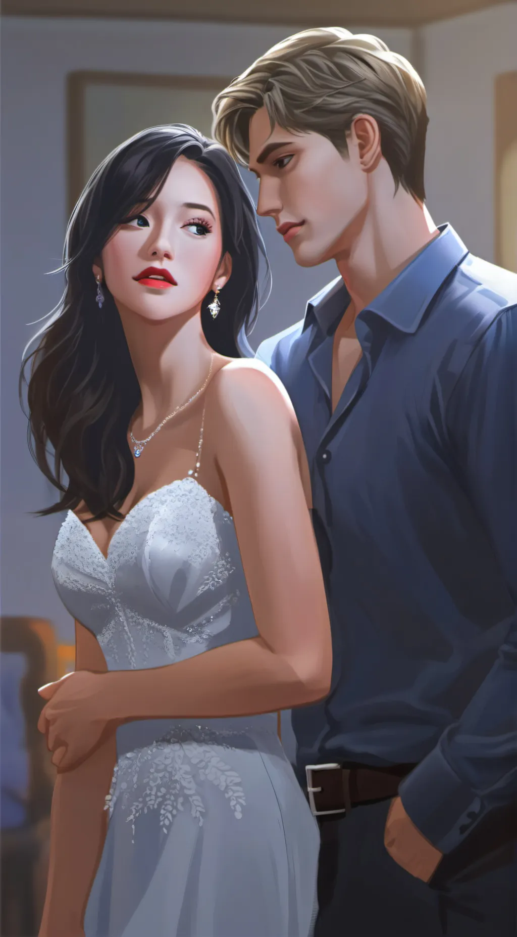 ai character: Jealous to love background