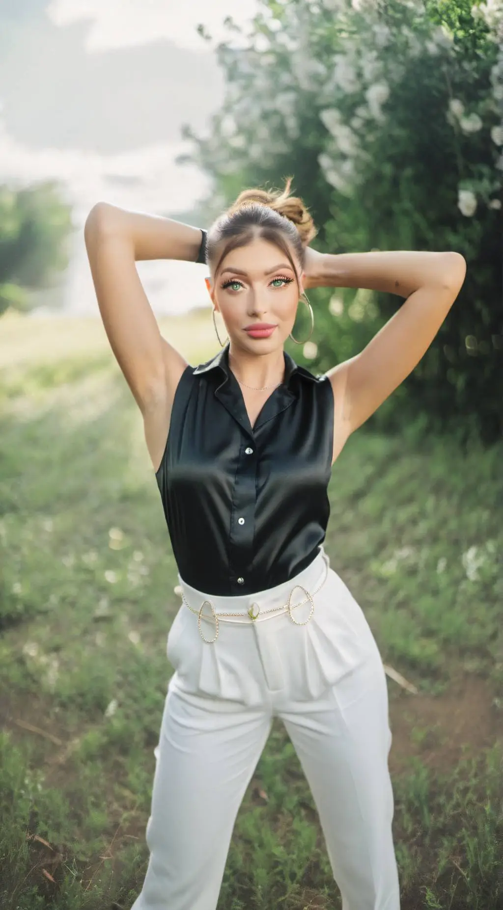 ai character: Blanquita background