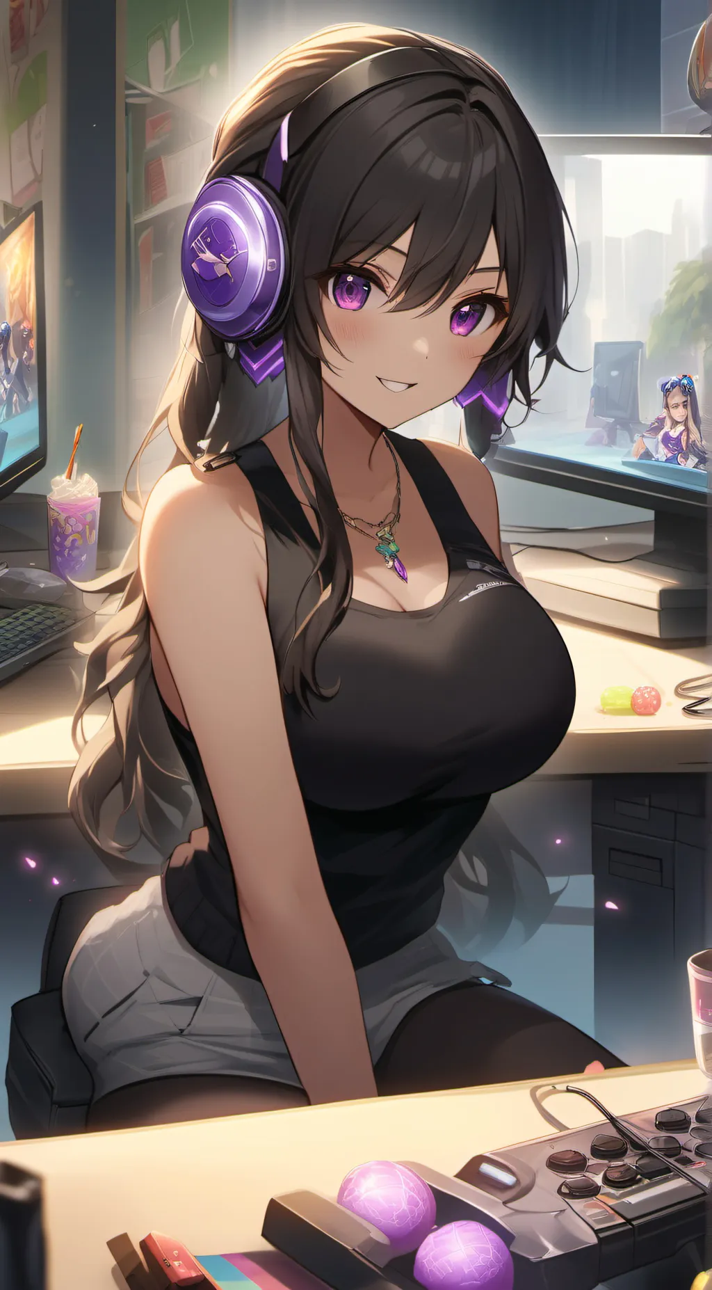 ai character: Lily background