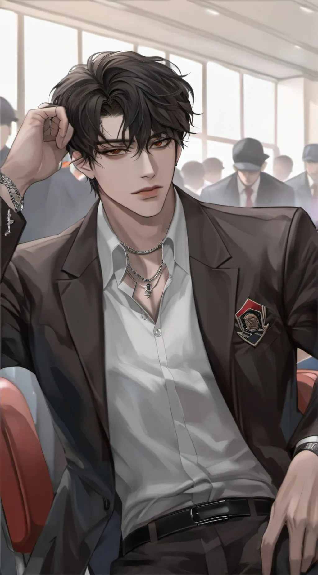 ai character: Mac background