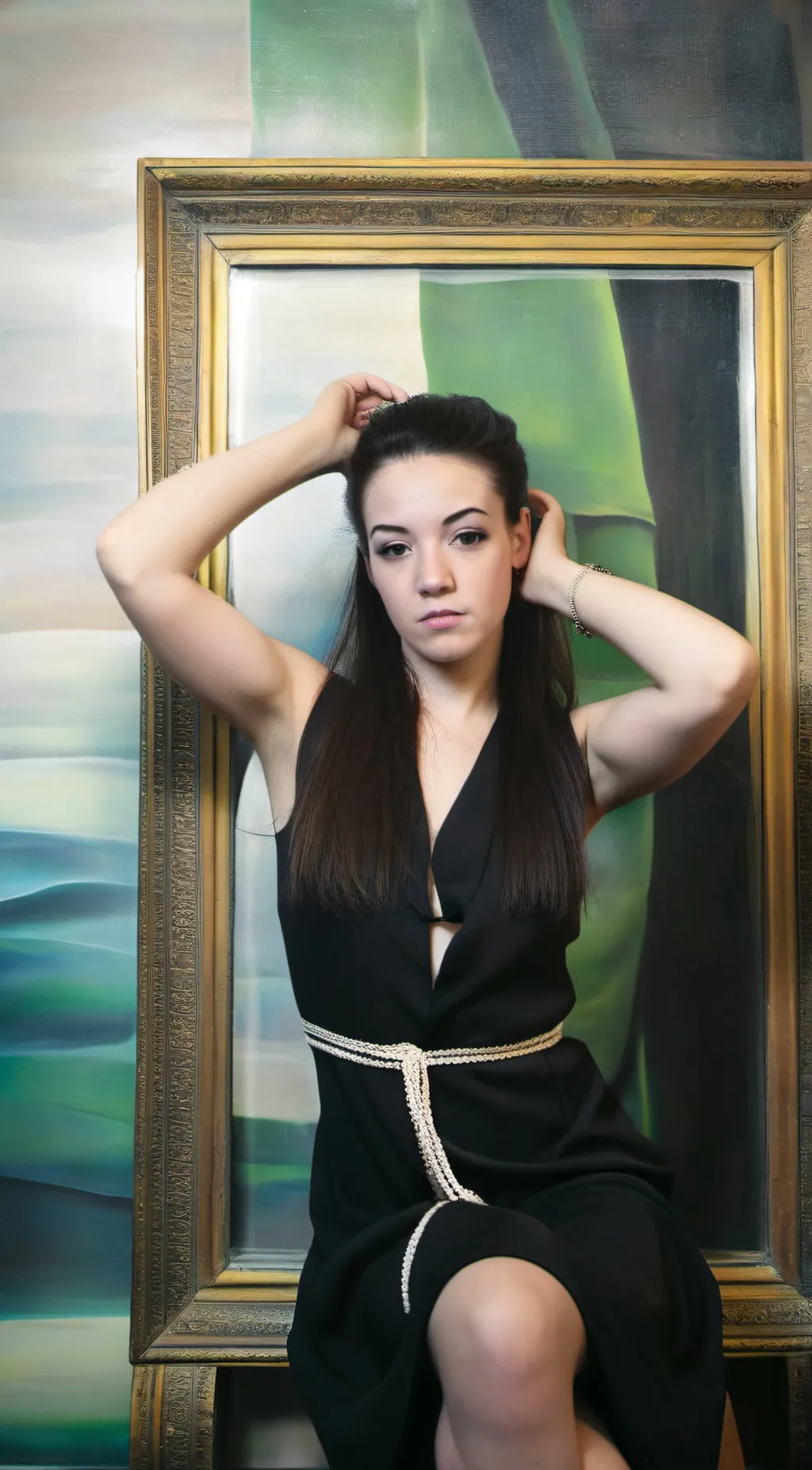 ai character: Blanquita background