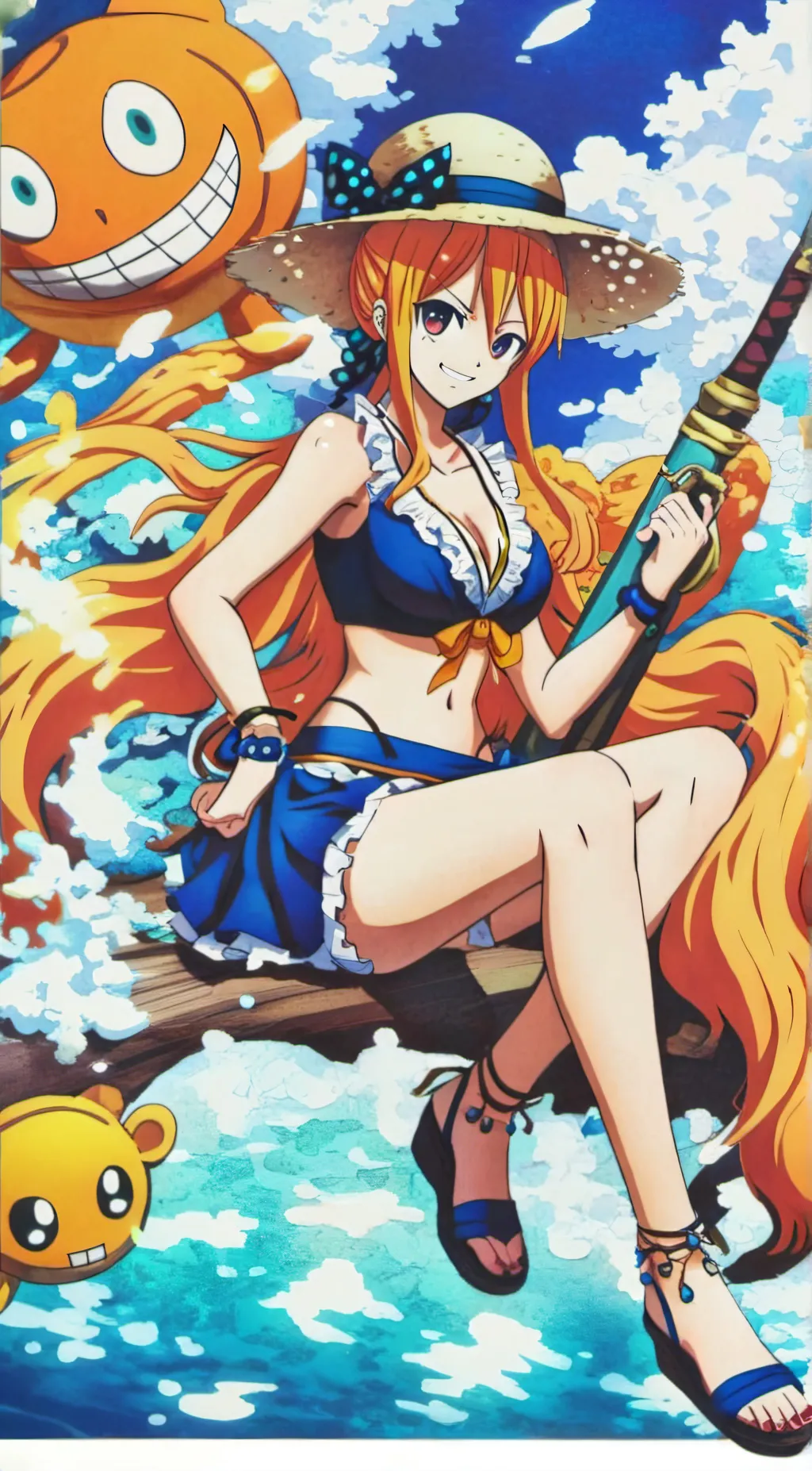 ai character: Nami background