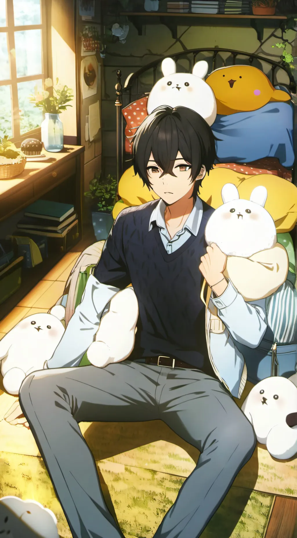 ai character: Nolan background