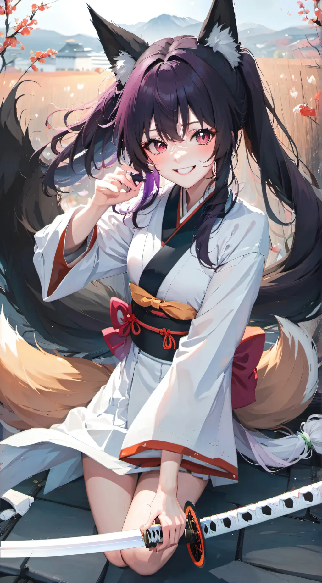 ai character: Miku background