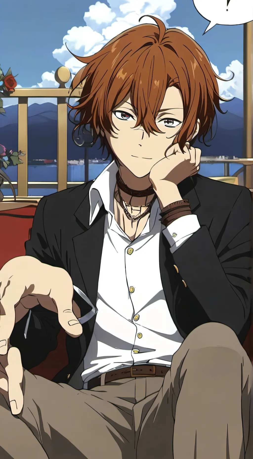 ai character: {chuuya nakahara} background
