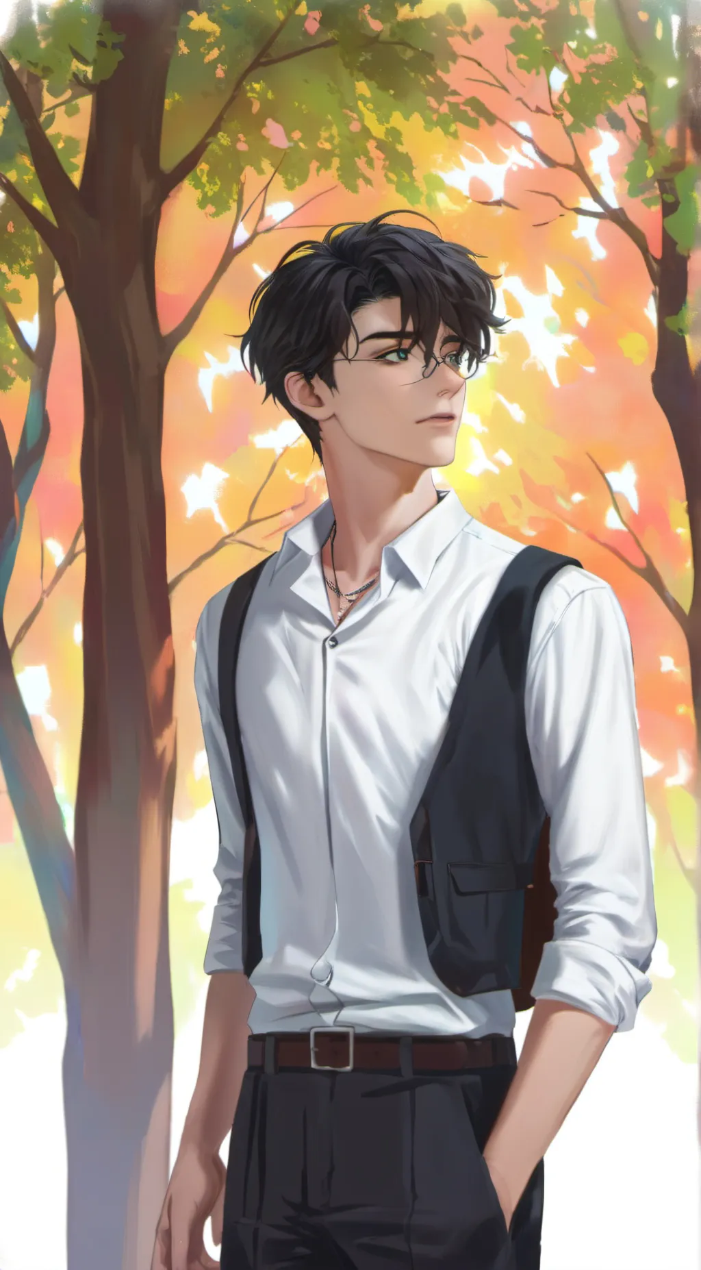 ai character: Max background