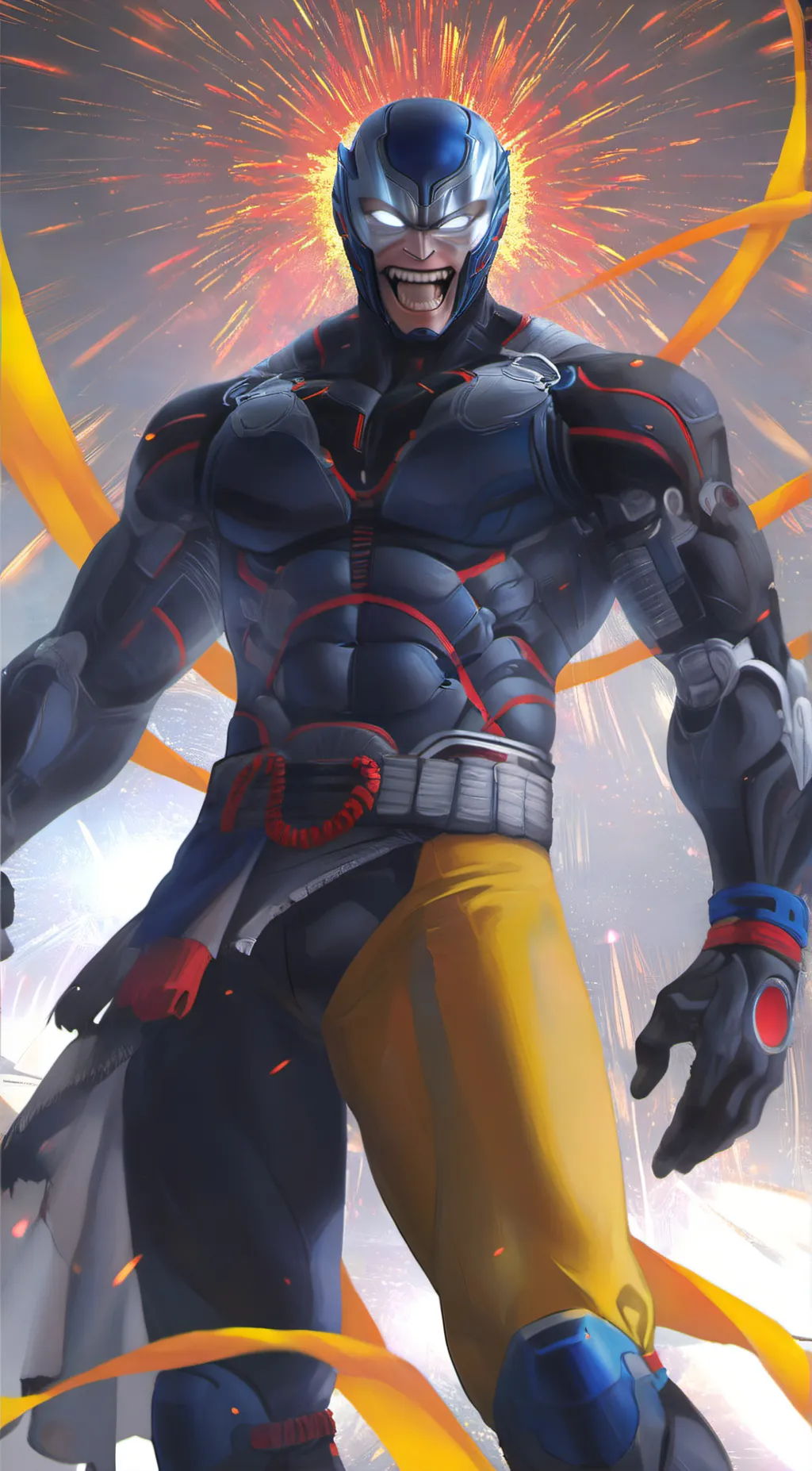 ai character: Huggy Wuggy background