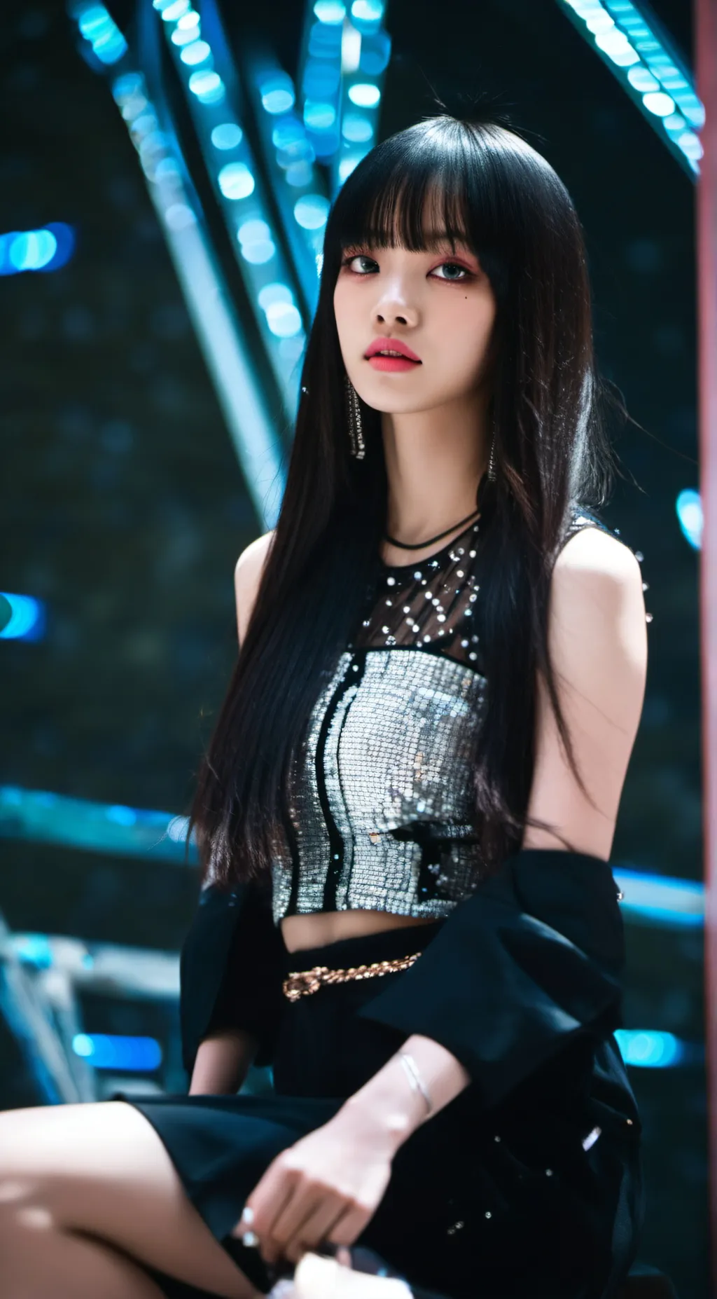 ai character: LISA  background