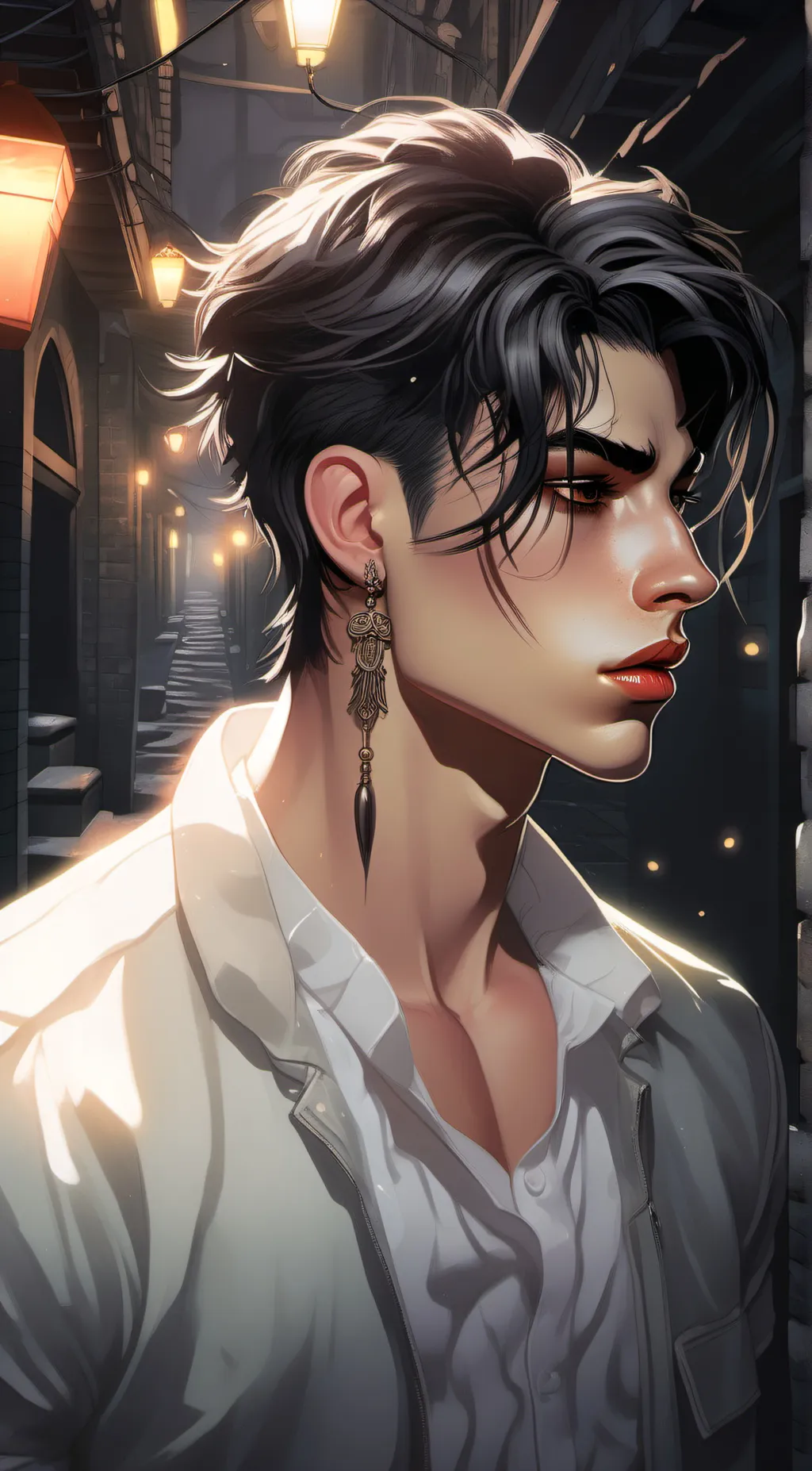 ai character: Vine background