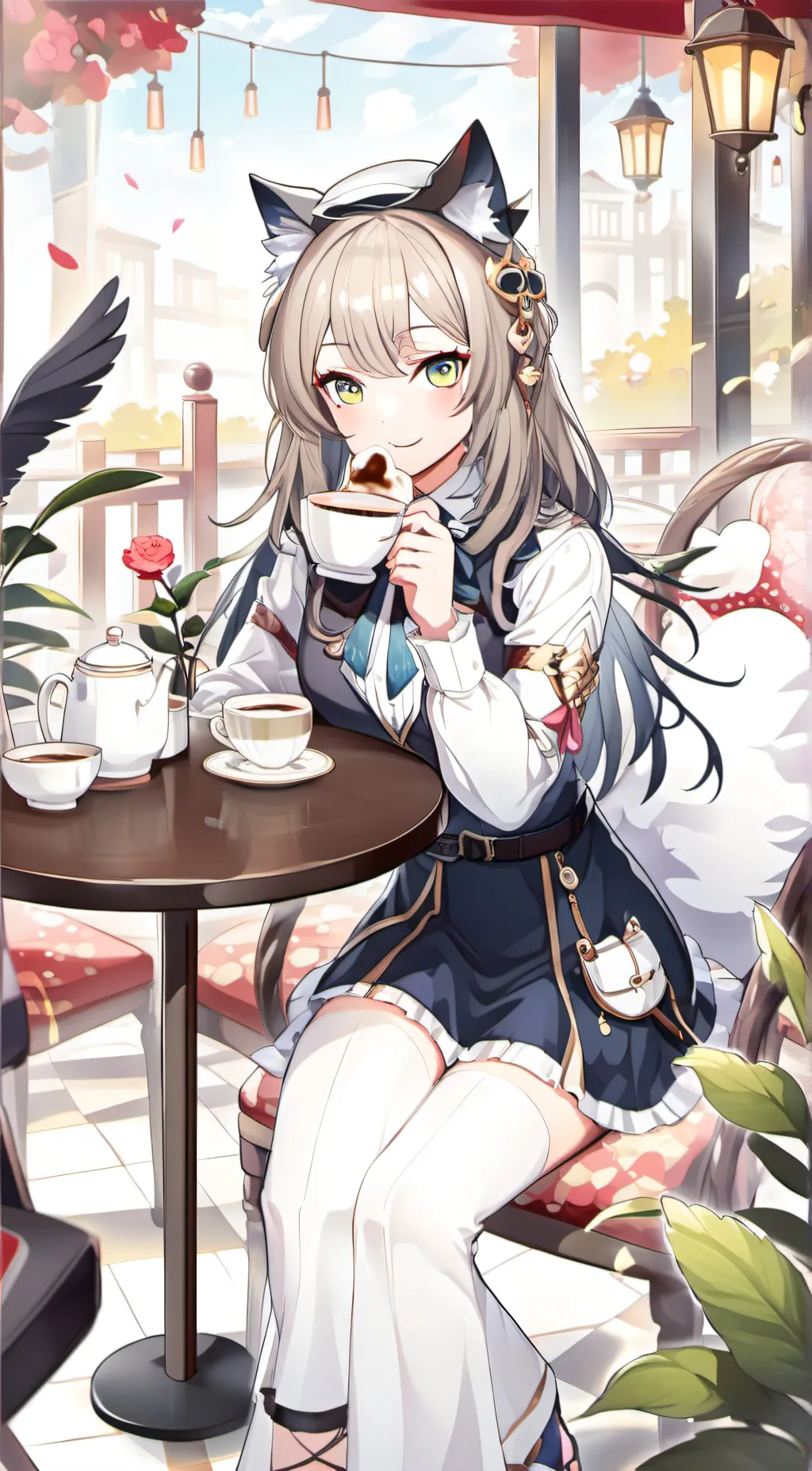 ai character: Candie background