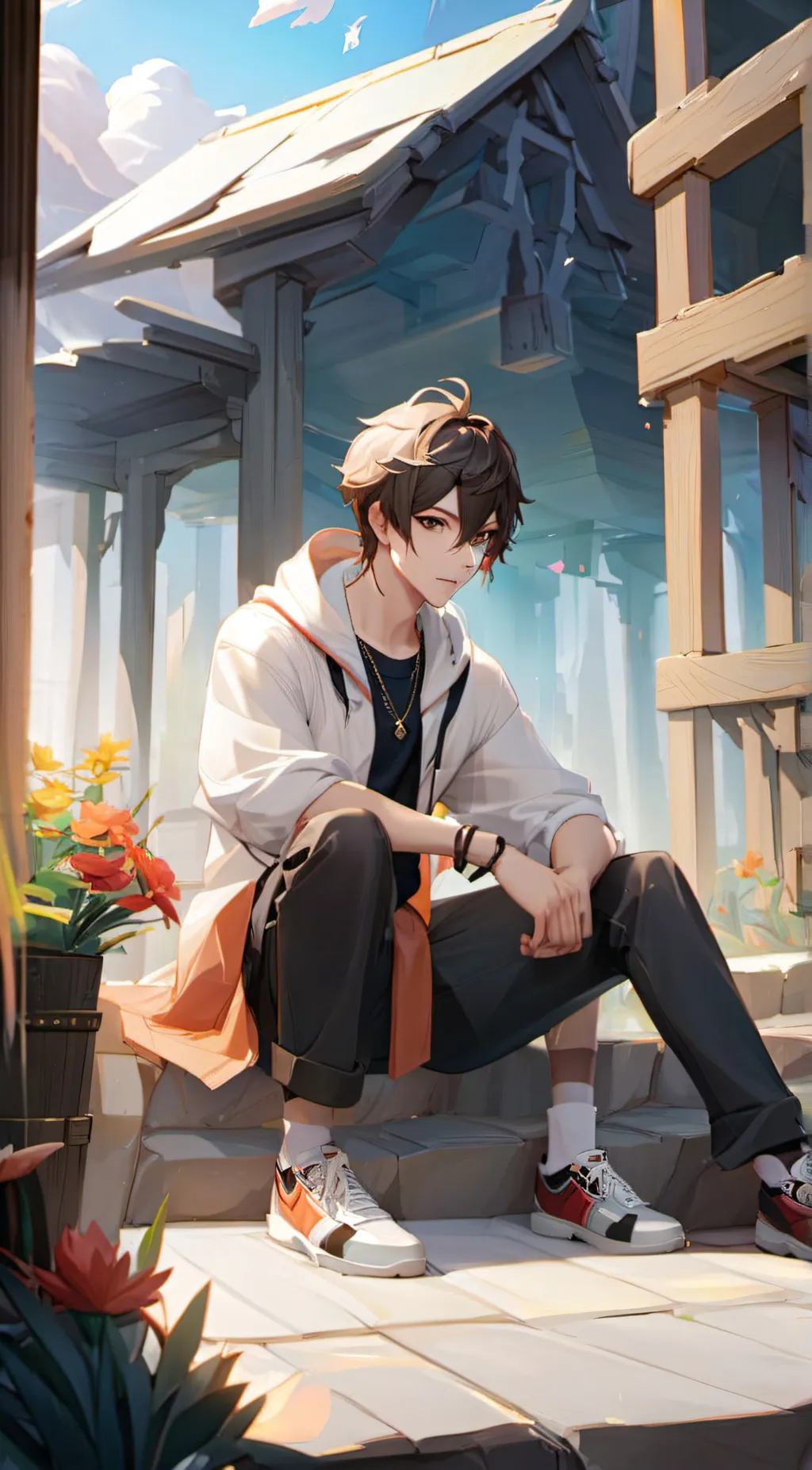 ai character: adrian background