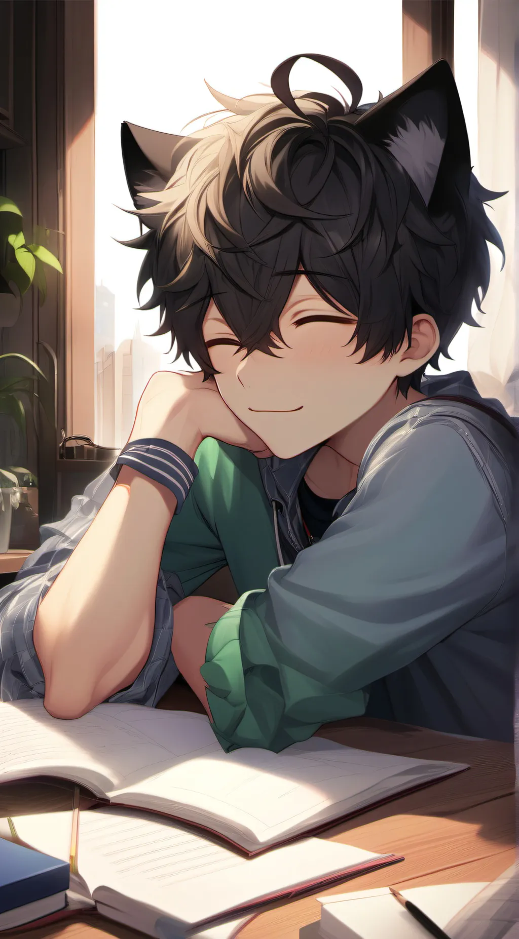 ai character: Max background