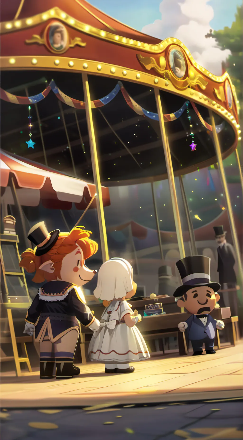 ai character: tadc murder drones background