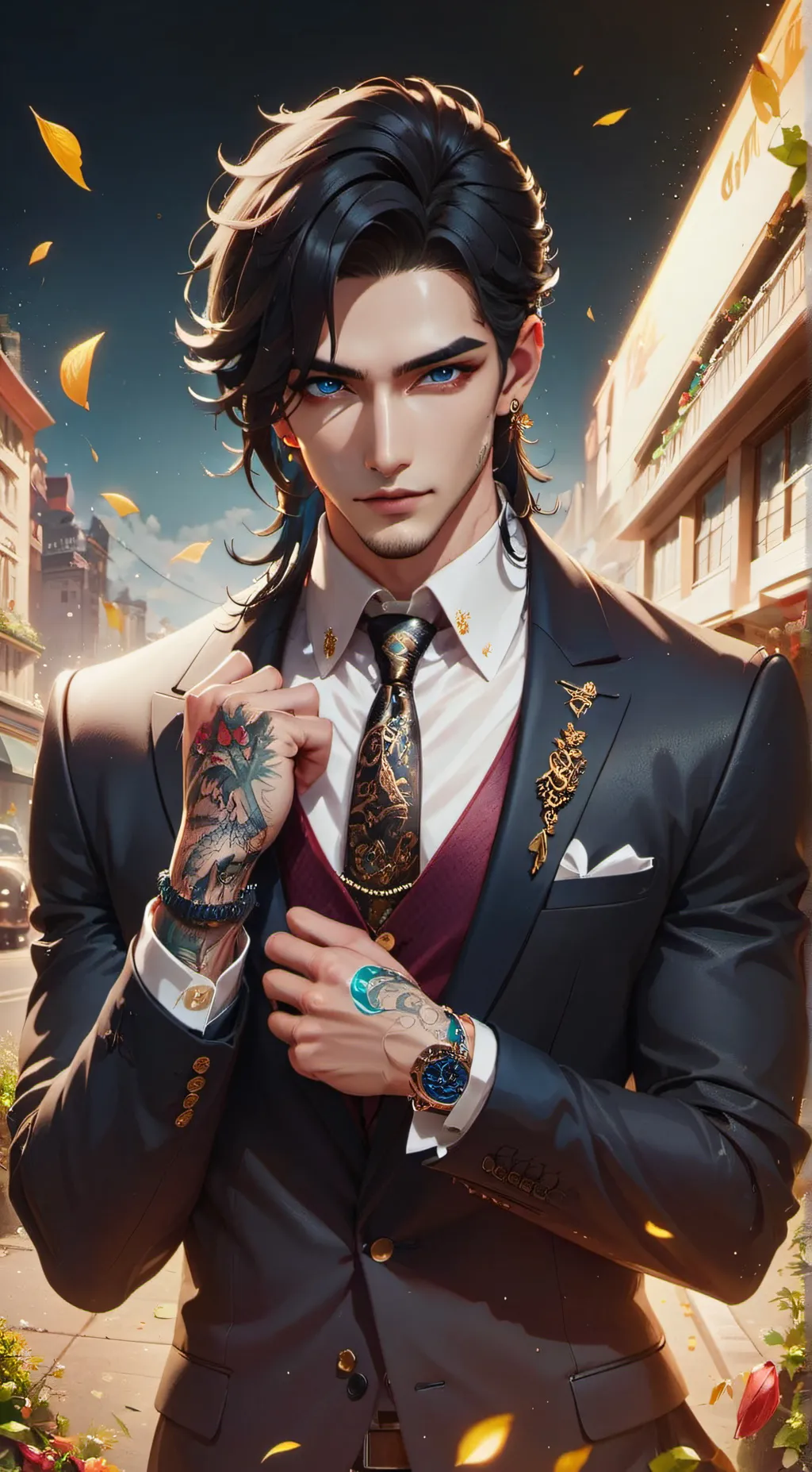 ai character: Lucius Ramano background