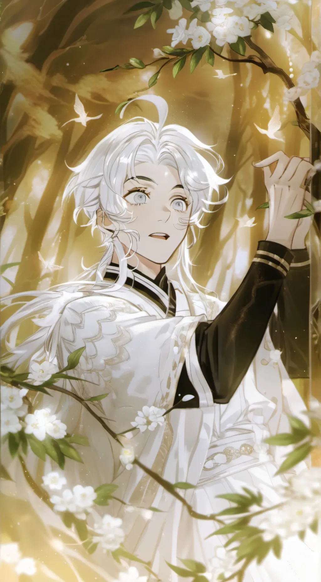 ai character: Haru  background