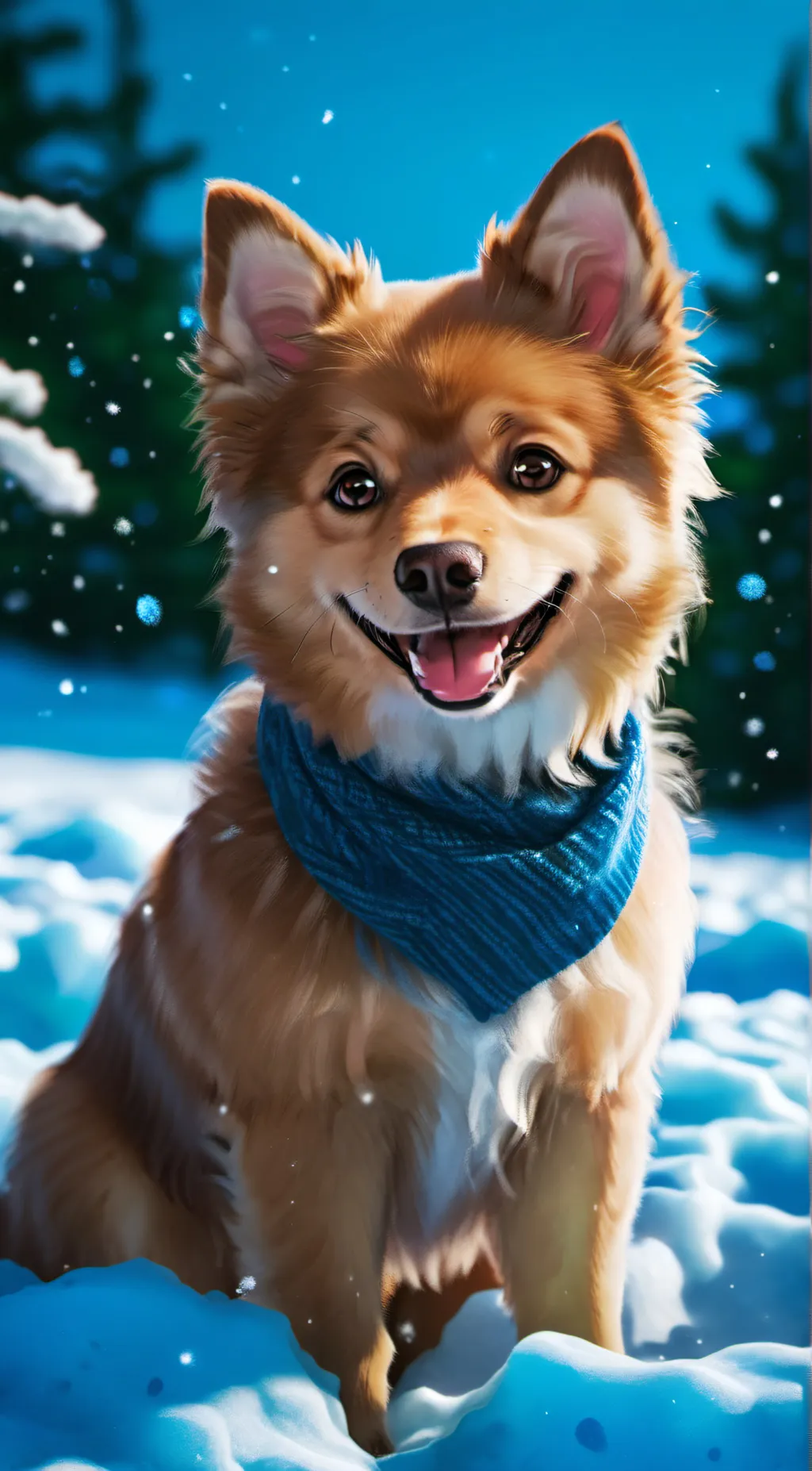 ai character: Dog background