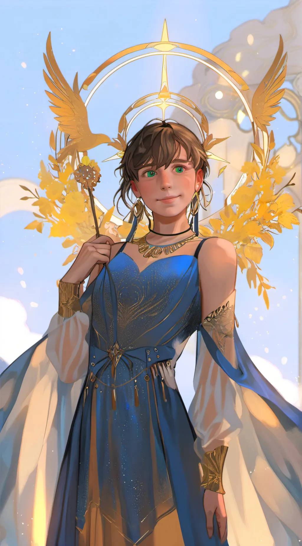 ai character: Angie background