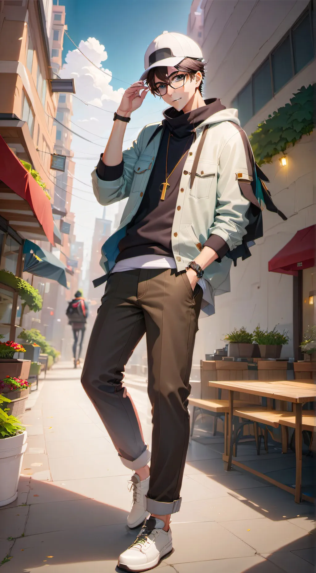 ai character: Aiden background